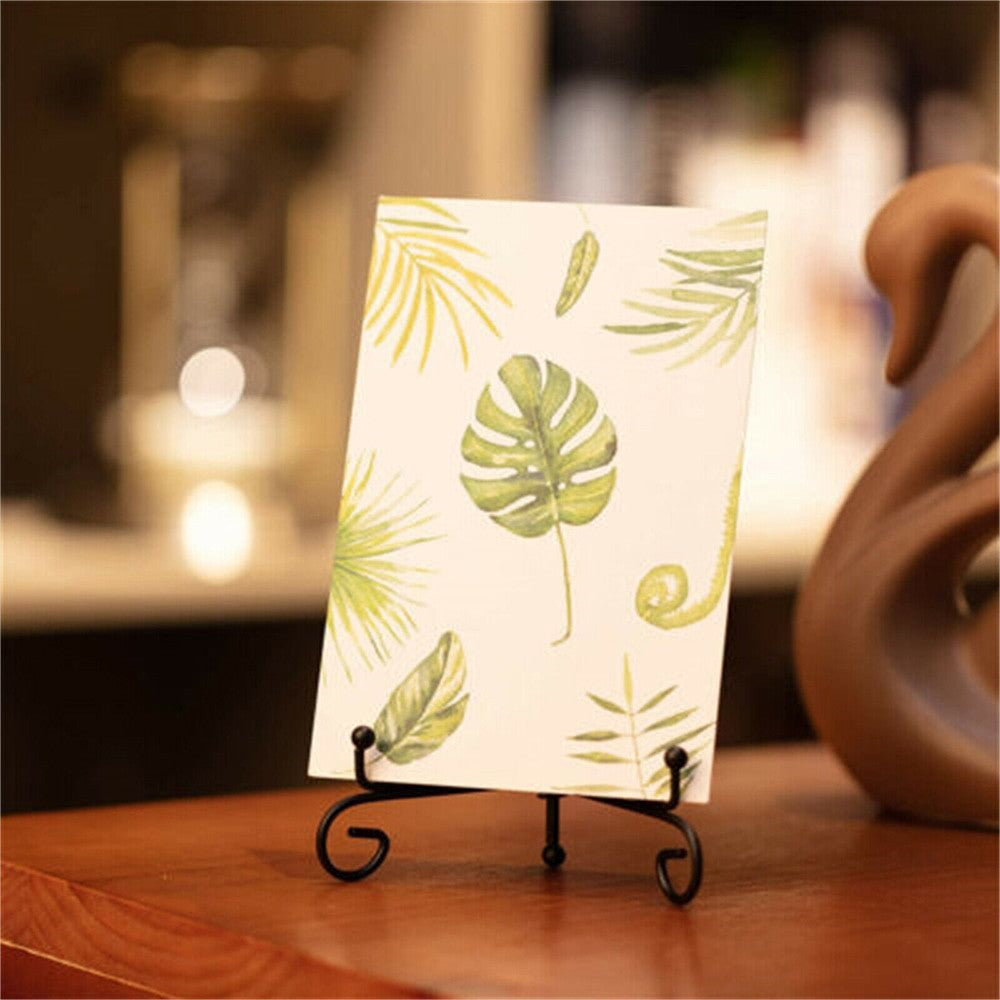 2Pcs 6 Inch Plate Iron Display Stand Easel Display Rack Photo Frames Holder Book Display Stand