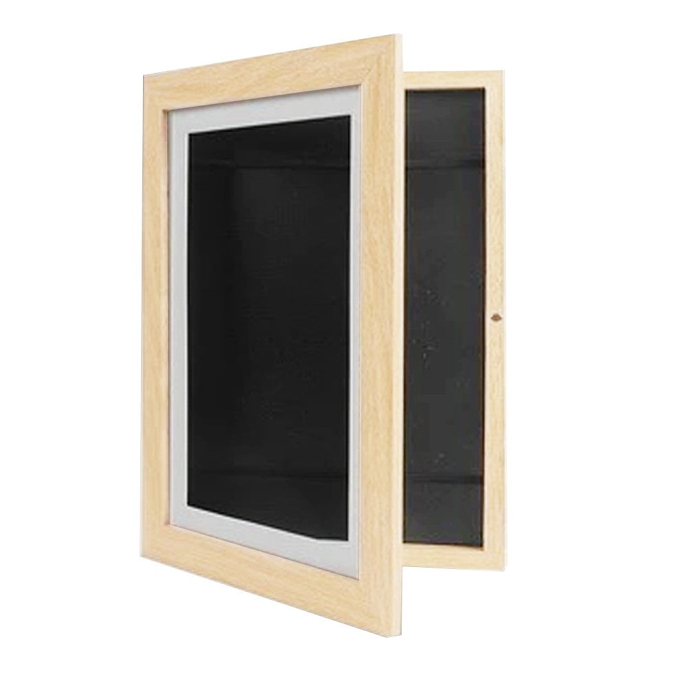 Magnetic Kids Art Frames Children Art Projects Wooden Picture Artwork Display Frame Wood Color