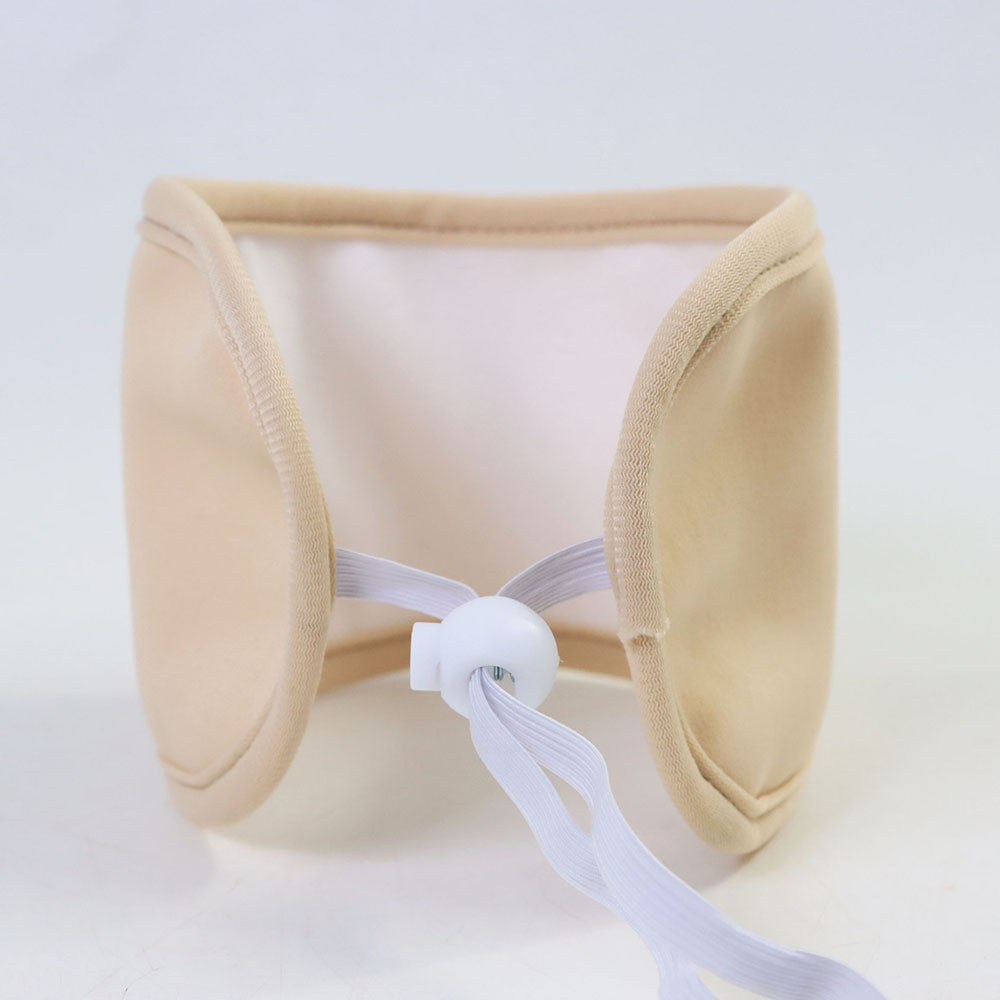 Reusable Castor Oil Neck Pack for Thyroid Castor Oil Compress Neck Wrap Khaki