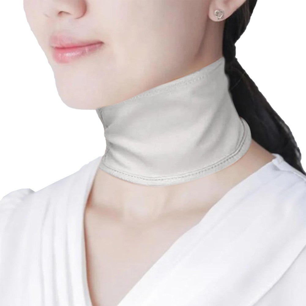 Reusable Castor Oil Neck Pack for Thyroid Castor Oil Compress Neck Wrap White