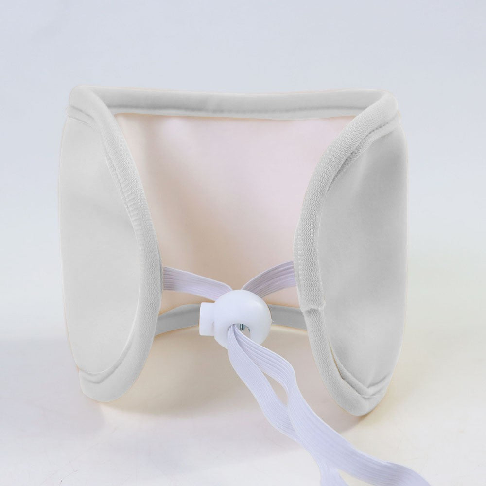 Reusable Castor Oil Neck Pack for Thyroid Castor Oil Compress Neck Wrap White