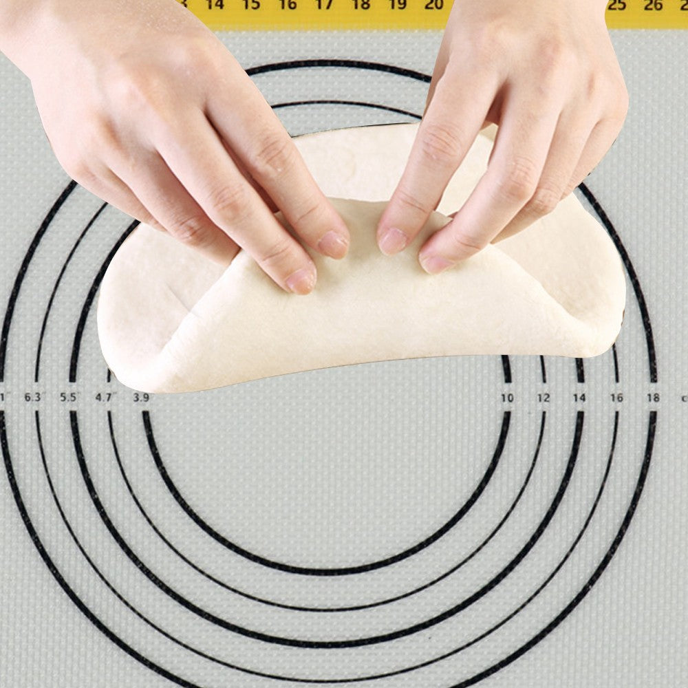 2Pcs Silicone Baking Mat Set Non Stick Silicone Oven Liner for Cookie Pizza Making