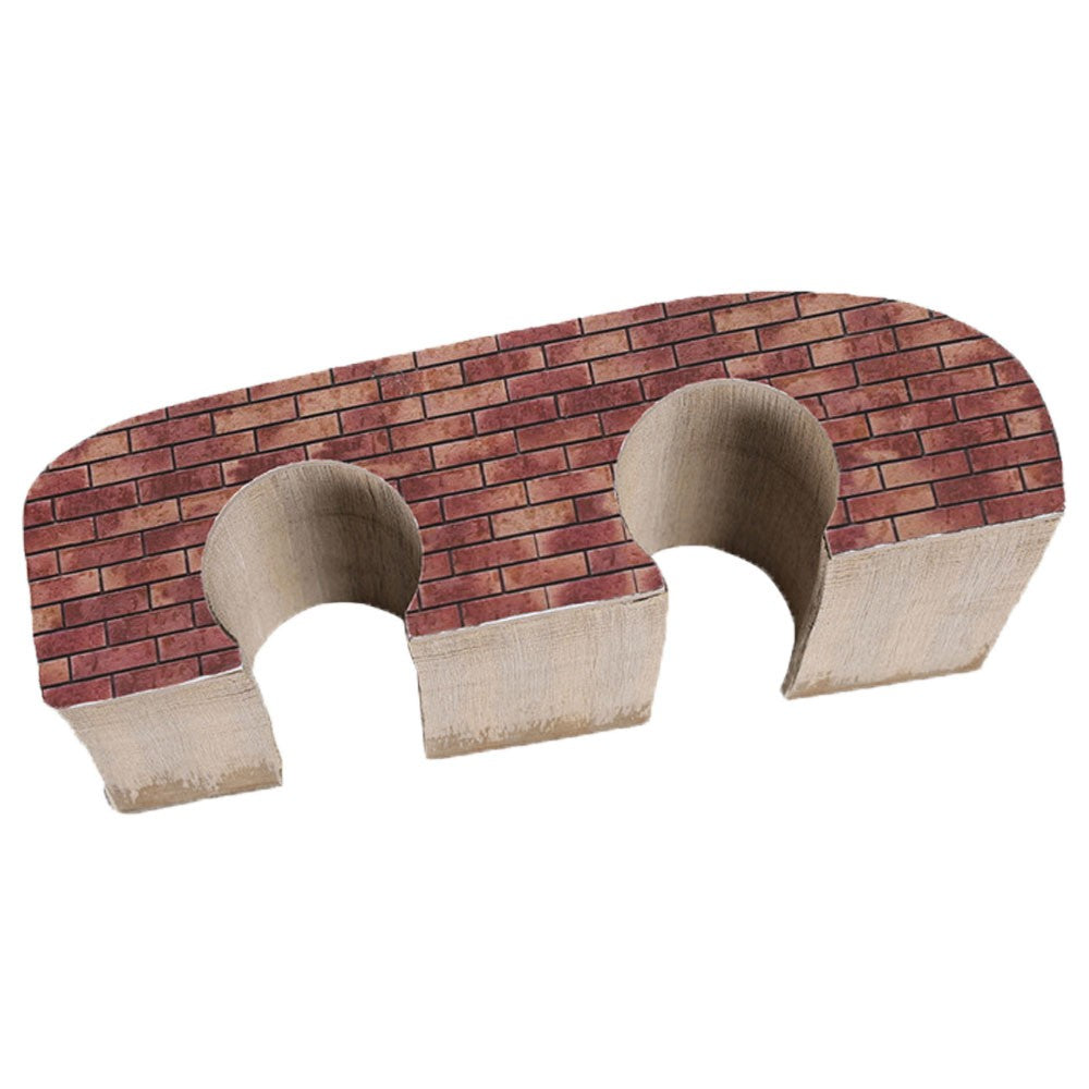 Magic Organ Cat Claw Scratching Board Arch Bridge Style Pet Cat Interactive Toy with Bell Balls