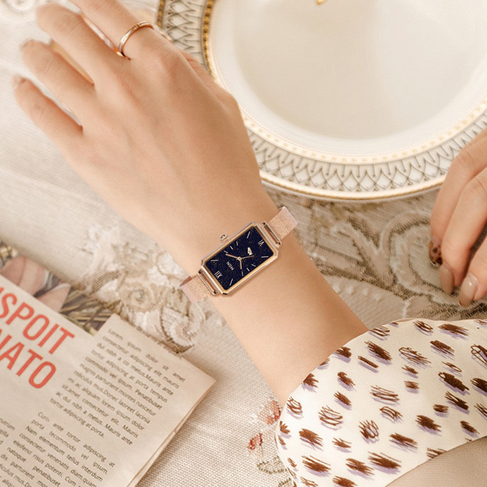 Gold Womens Smart Watch Fitness Tracker Sport Bracelet for Android iOS Phones