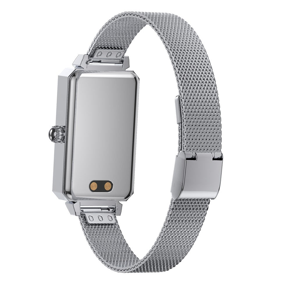 Silver Womens Smart Watch Fitness Tracker Sport Bracelet for Android iOS Phones