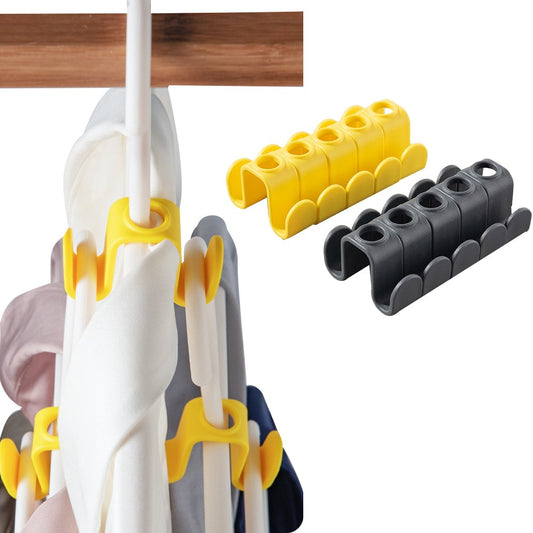 10Pcs Double-Sided Clothes Hanger Connector Hooks Hanger Extender Hooks Closets Hooks Space Saving