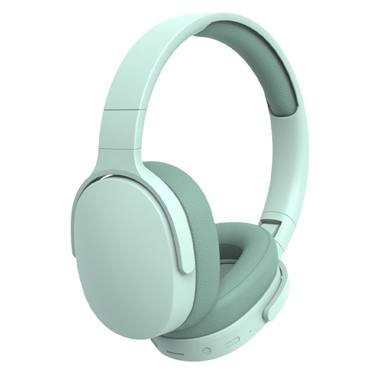 Bluetooth Headset Foldable Wireless Headphones Stereo Over Ear Headphone Green