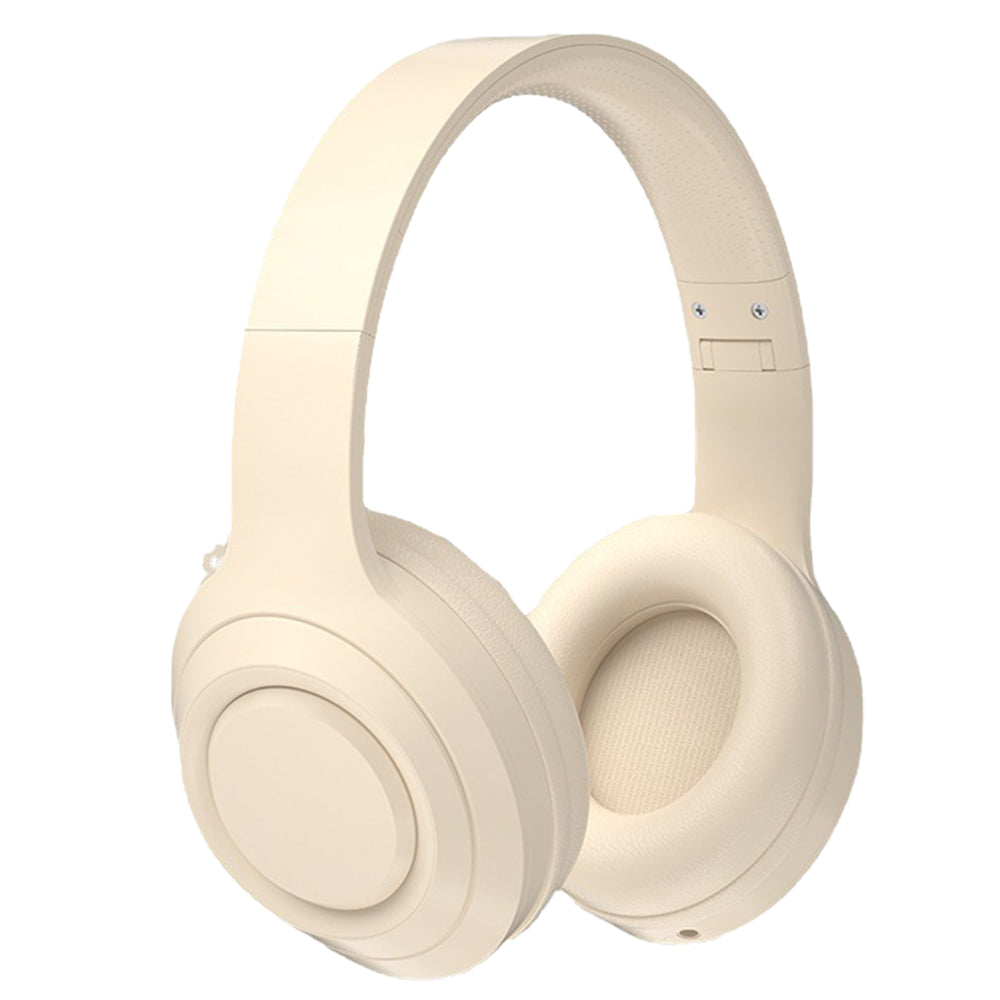Bluetooth Headset Wireless Headphones Headworn TWS Earphones Beige