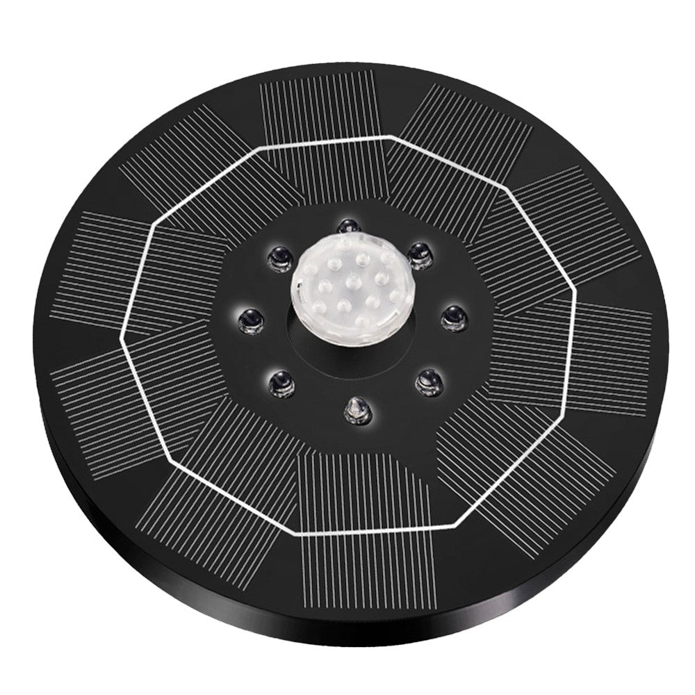 Solar Fountain Pump Solar Powered Water Floating Fountain with 7Pcs Nozzles