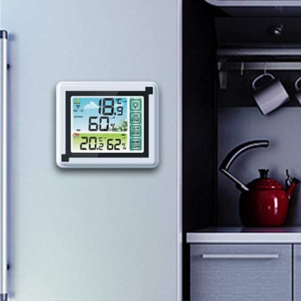 Wireless Weather Station Indoor Outdoor Thermometer Digital Humidity Monitor - 1 Sensor Style