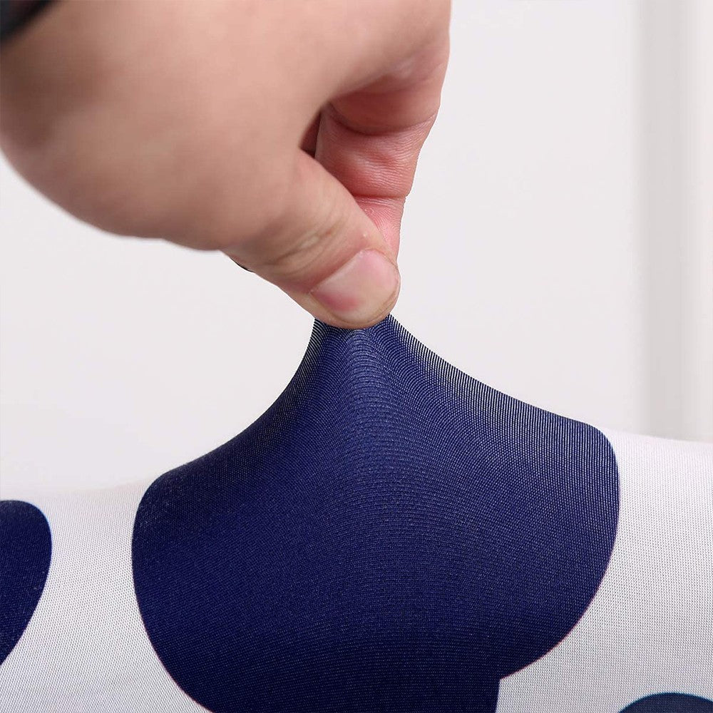 2 X Stretch Chair Covers Slipcovers Elastic Dining Chair Protector Cover Navy Blue