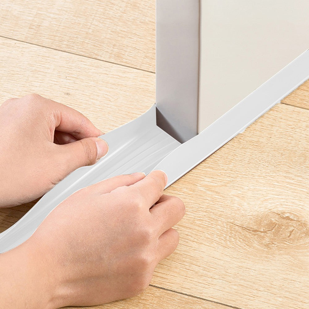 96cm Door Draft Stopper Under Door Gap Sealing Strip Door Bottom Seal Strips White