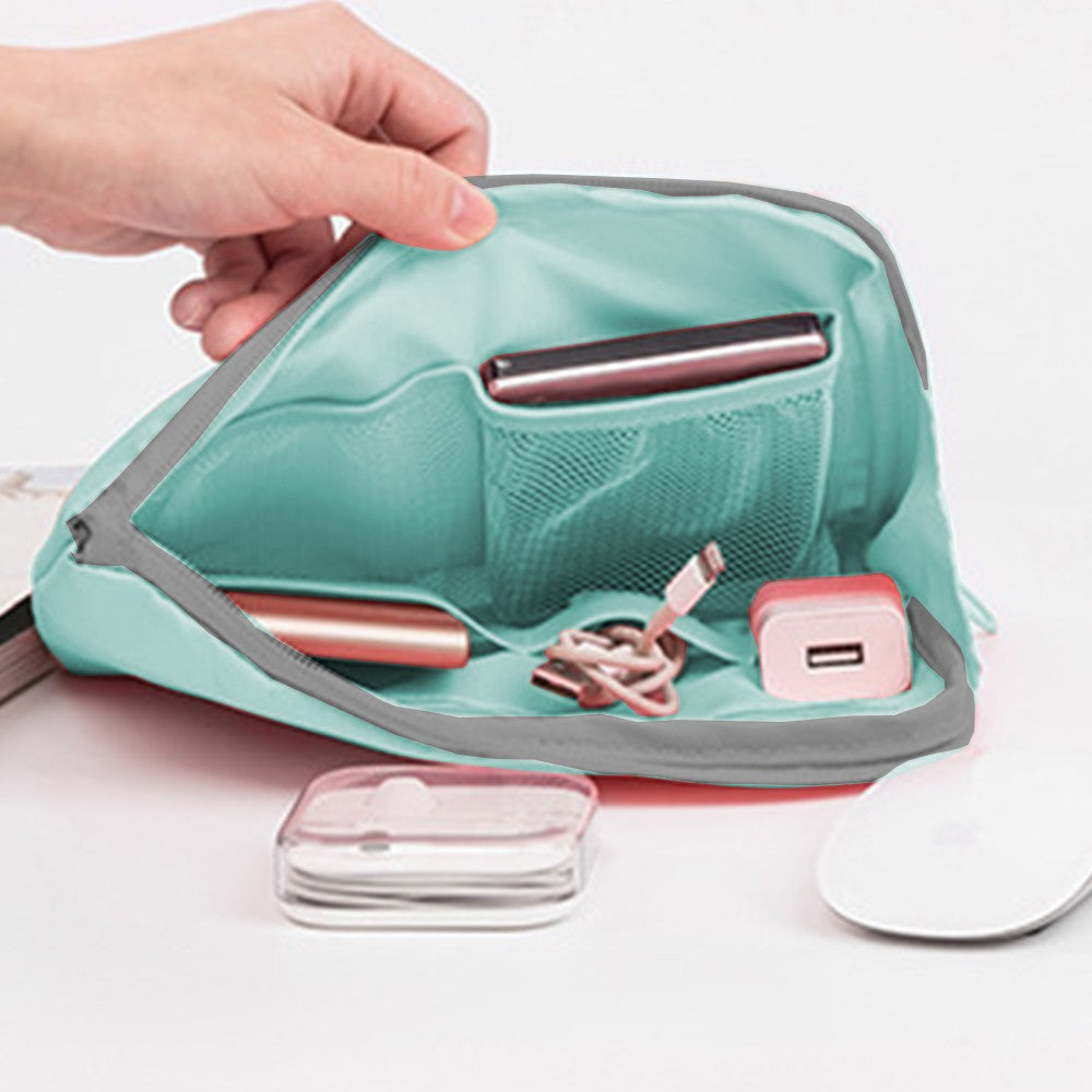 Set of 6Pcs Travel Compression Packing Cubes Suitcase Organizer Bag Luggage Storage Lake Blue