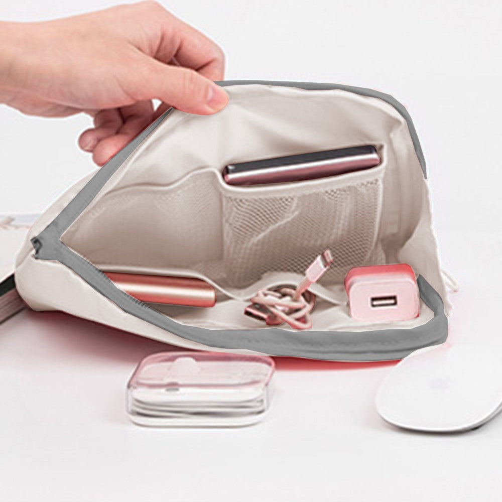 Set of 6Pcs Travel Compression Packing Cubes Suitcase Organizer Bag Luggage Storage Beige