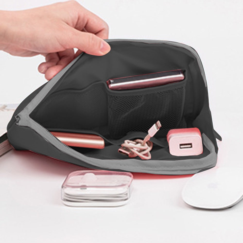 Set of 6Pcs Travel Compression Packing Cubes Suitcase Organizer Bag Luggage Storage Black