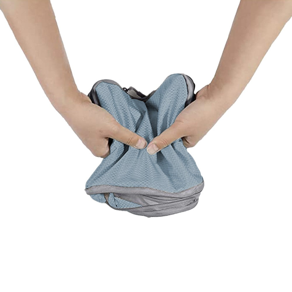 Set of 6Pcs Travel Compression Packing Cubes Suitcase Organizer Bag Luggage Storage Grey