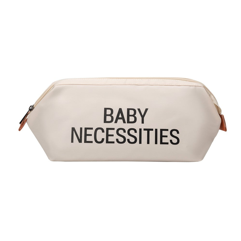 Set of 3Pcs Large Capacity Diaper Tote Bag Mommy Bag Hospital Bag Travel Overnight Bag with Shoulder Strap Beige