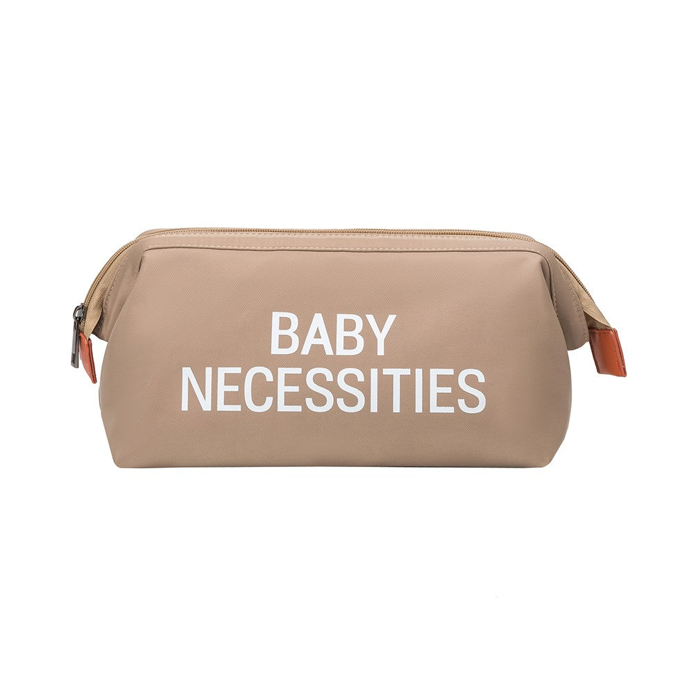 Set of 3Pcs Large Capacity Diaper Tote Bag Mommy Bag Hospital Bag Travel Overnight Bag with Shoulder Strap Khaki