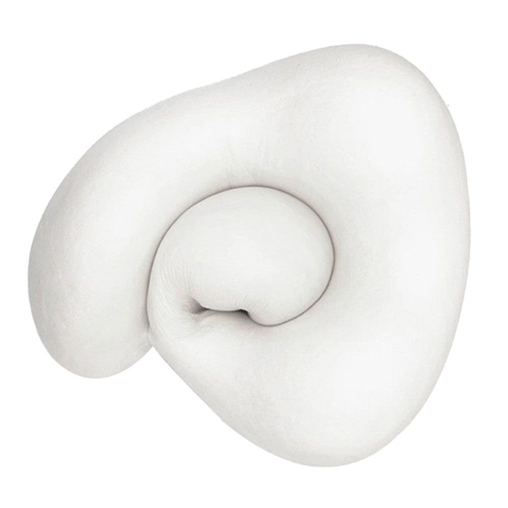 Travel Neck Pillow for Airplane Memory Foam Sleeping Pillow with Eyemask and Earplugs Grey