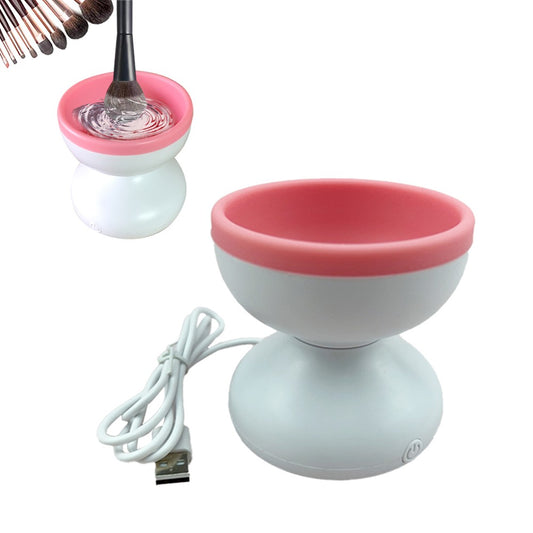 1 X Electric Makeup Brush Cleaner Machine USB Cosmetic Brush Cleaning Tools Painting Brush Cleaner