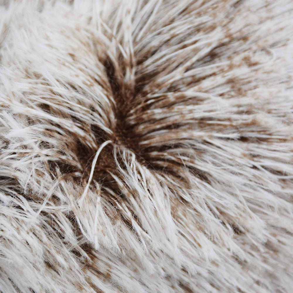 100x60cm Plush Pet Bed Soft Anti-Slip Dog Crate Bed Cat Sleeping Mat Calming Bed Coffee