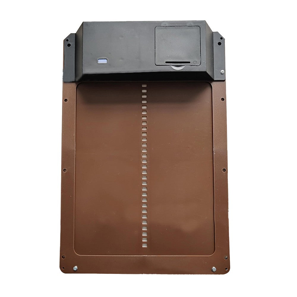 Automatic Chicken Coop Door Opener Battery Powered Light Sensor Poultry House Door Brown