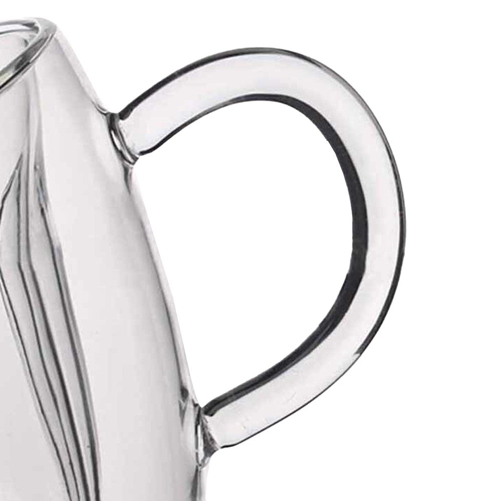 180ml Heart Shaped Double Wall Insulated Glass Cup Coffee Mug Drinking Tea Cup with Handle