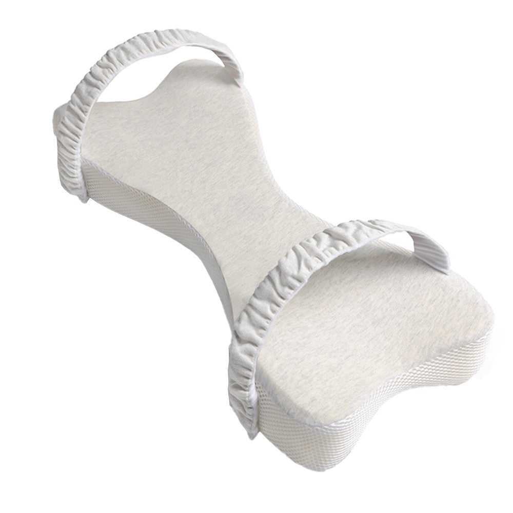 Memory Foam Leg Pillow Knee Pillow Side Sleepers Pillow Light Grey