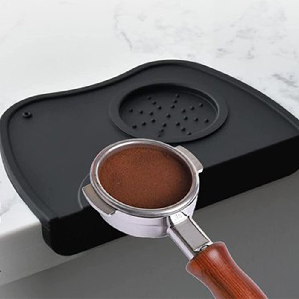 20x15cm Espresso Tamper Mat Silicone Coffee Tamper Pad Anti-Slip Coffee Tamping Pad