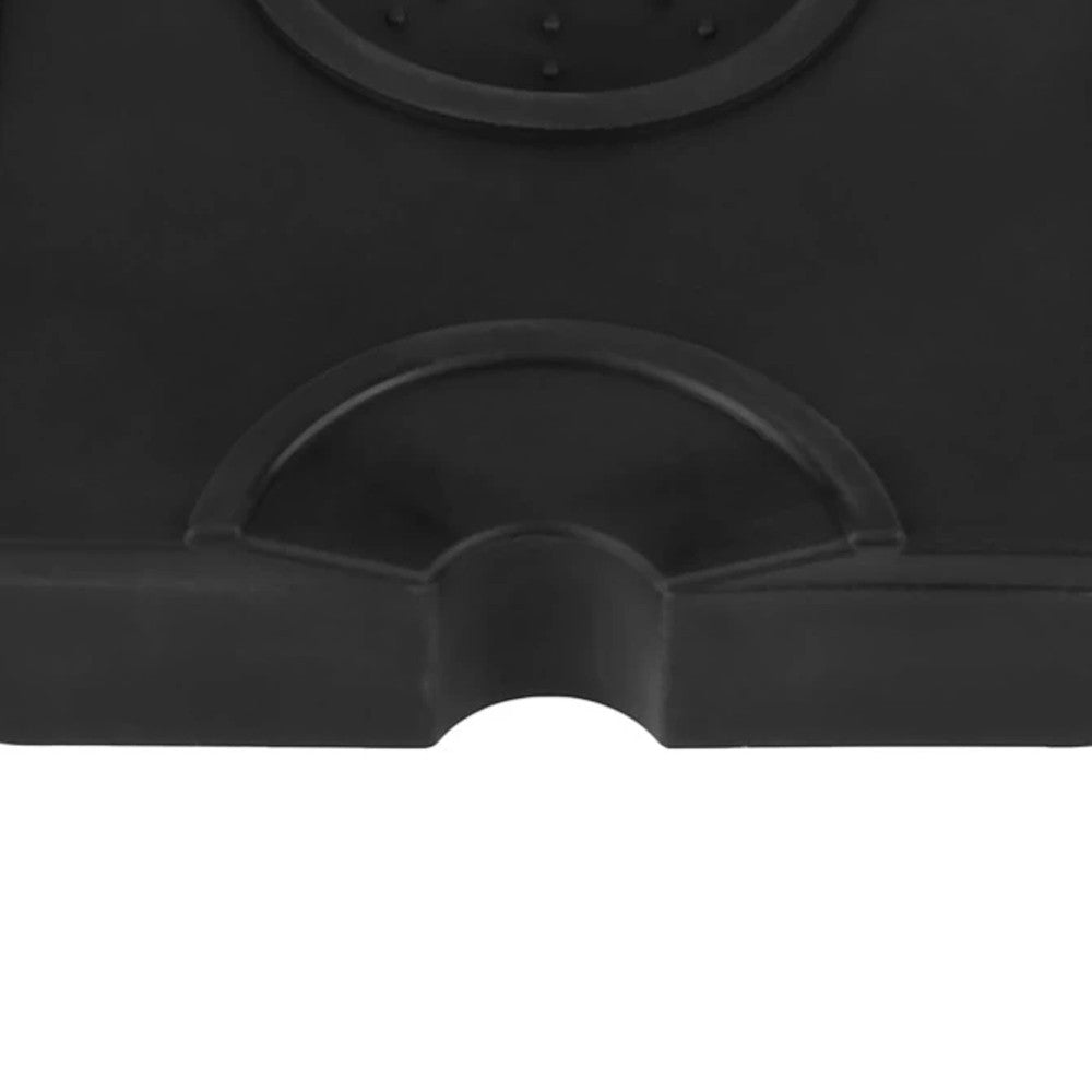 12.5x14cm Espresso Tamper Mat and Refillable Coffee Pod Filters Set Silicone Anti-Slip Coffee Tamping Pad