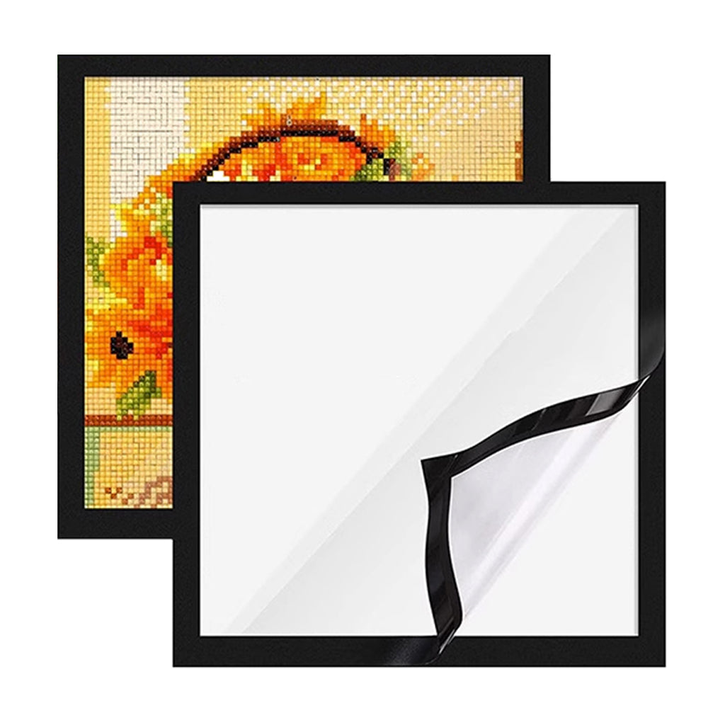 2Pcs Magnetic Frame Self Adhesive Magnetic Poster Frame Photo Picture Frame 28x28cm