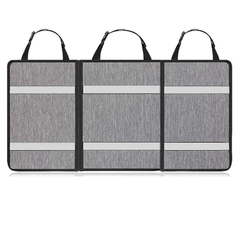 3Pcs Detachable Car Seat Back Organizers Car Storage Hanging Car Interior Grey