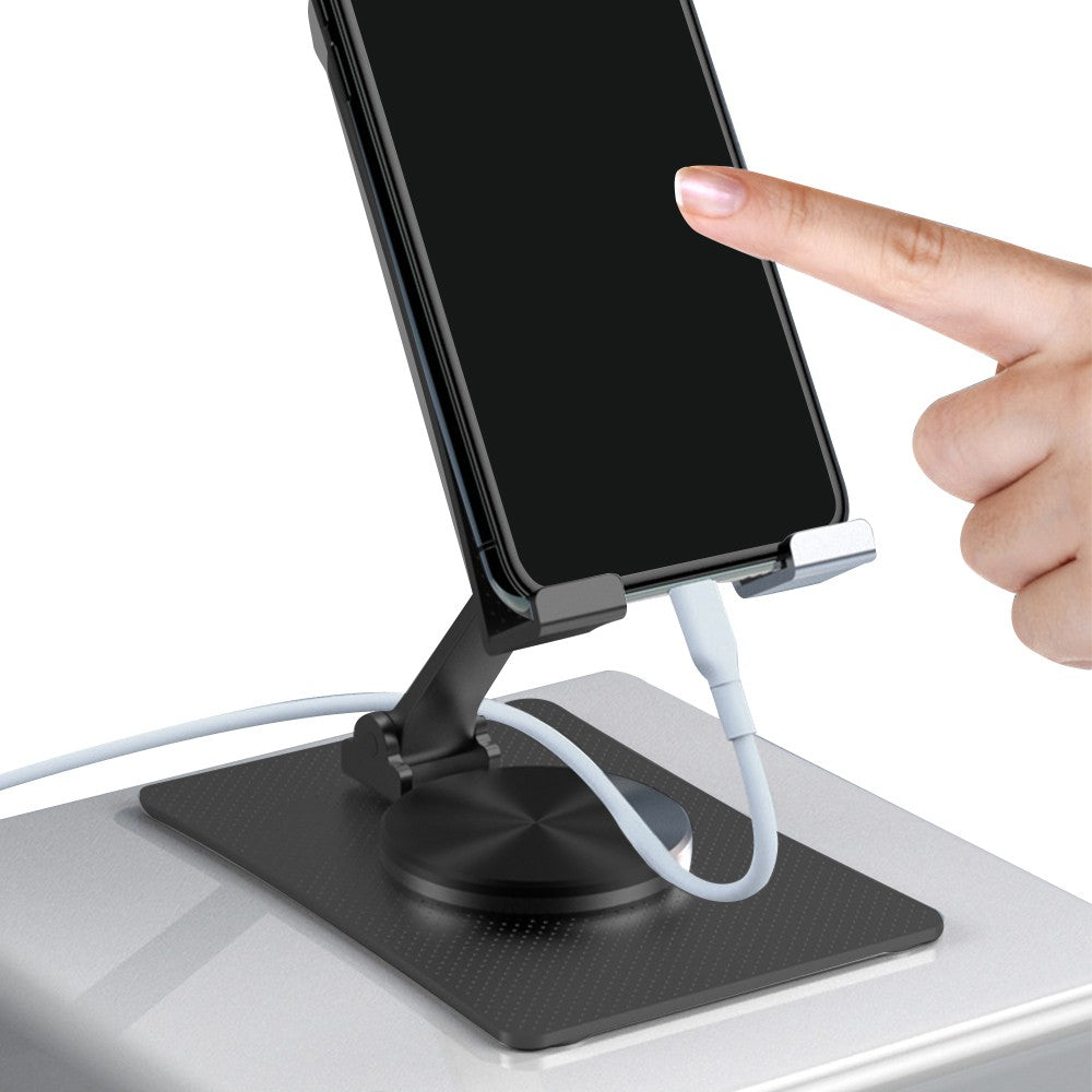 Black Foldable Desktop Phone Holder Adjustable Table Cell Phone Stand Phone Accessories