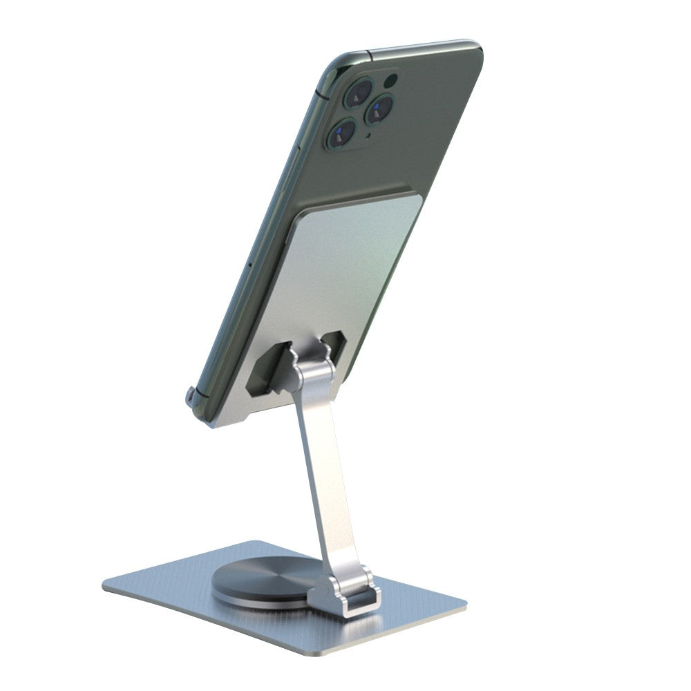 Silver Foldable Desktop Phone Holder Adjustable Table Cell Phone Stand Phone Accessories