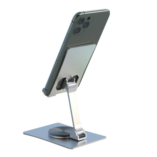 Silver Foldable Desktop Phone Holder Adjustable Table Cell Phone Stand Phone Accessories