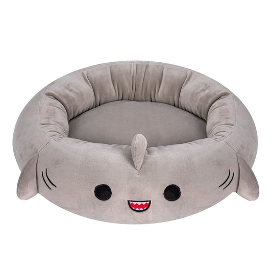 40cm Cartoon Dolphin Pet Bed Cat Dog Calming Sleeping Bed Plush Pet Bed Pet Kennel Bed