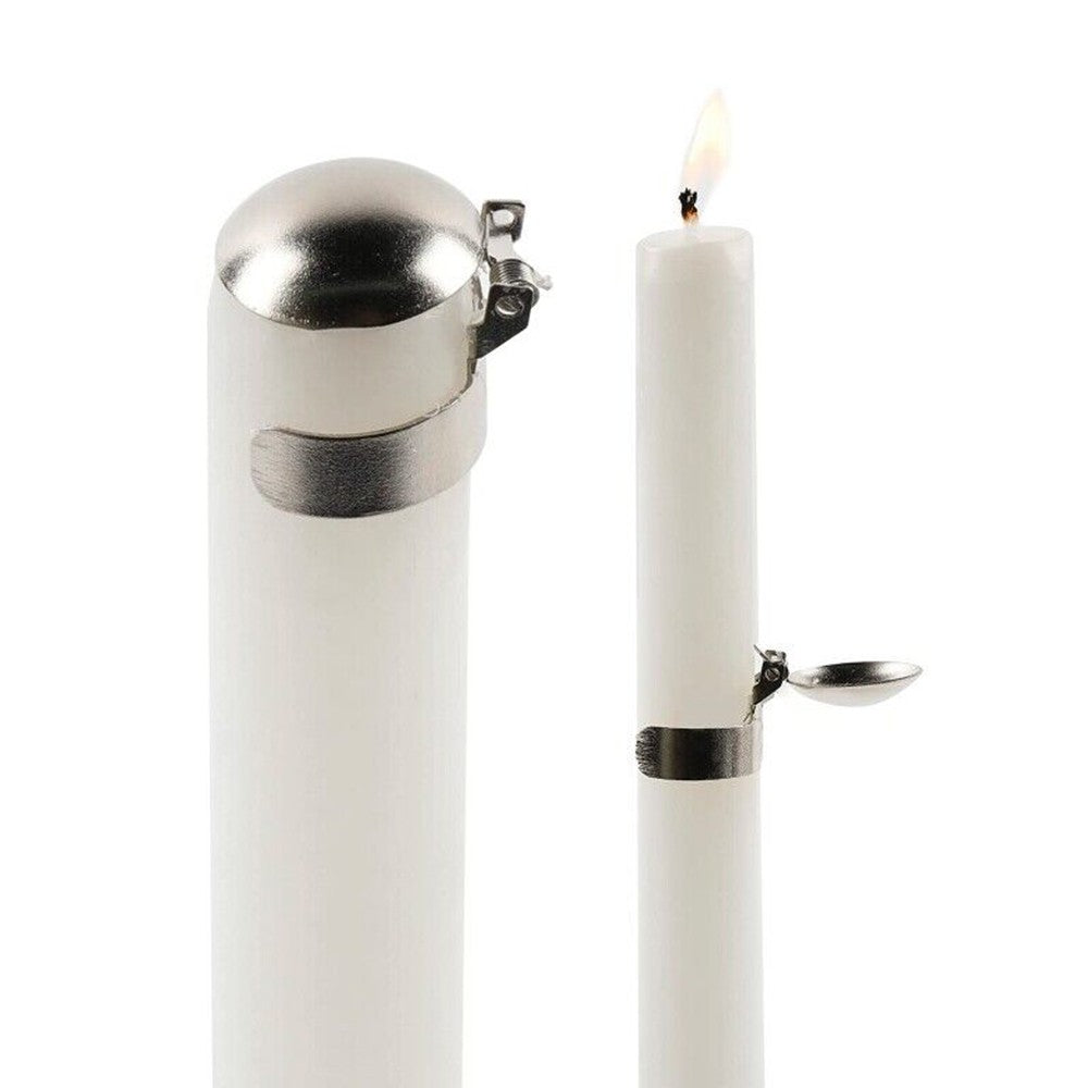 4Pcs Automatic Candle Snuffer Extinguisher Candle Wick Flame Extinguisher Candle Care Kit Silver