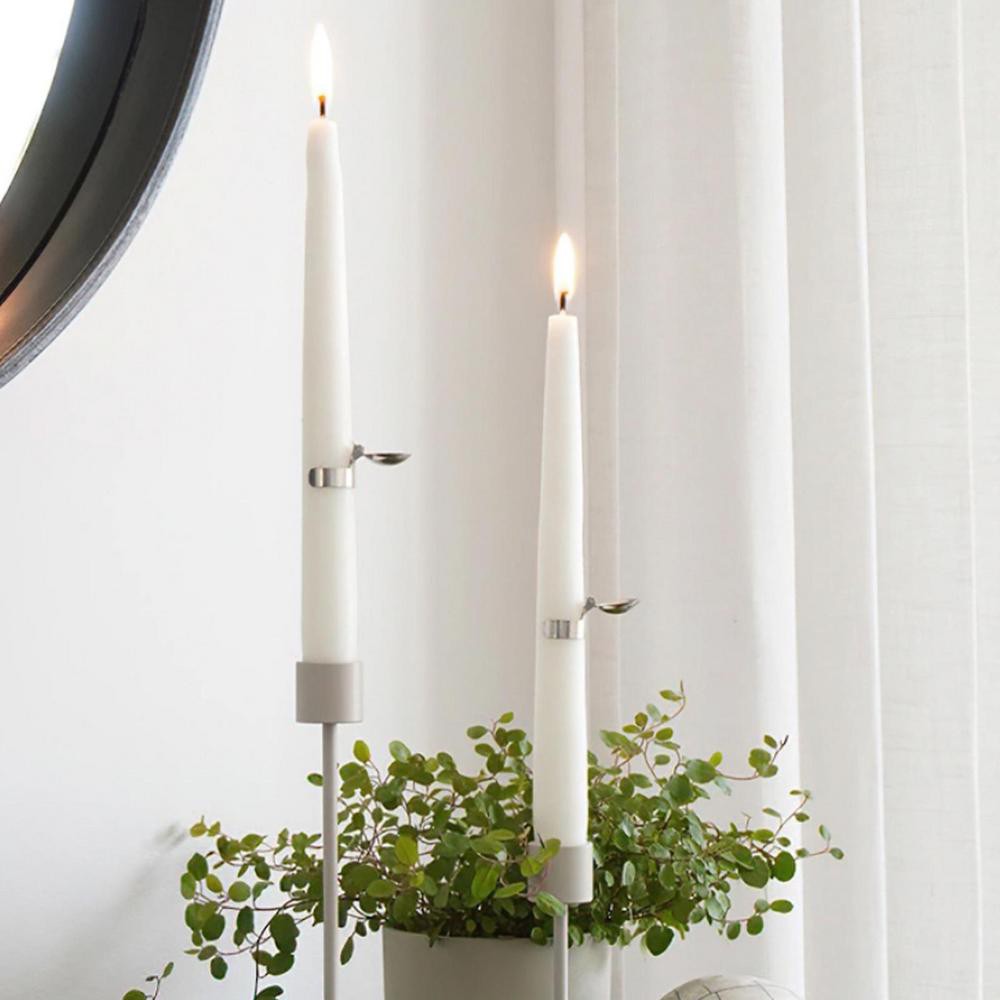 4Pcs Automatic Candle Snuffer Extinguisher Candle Wick Flame Extinguisher Candle Care Kit Silver