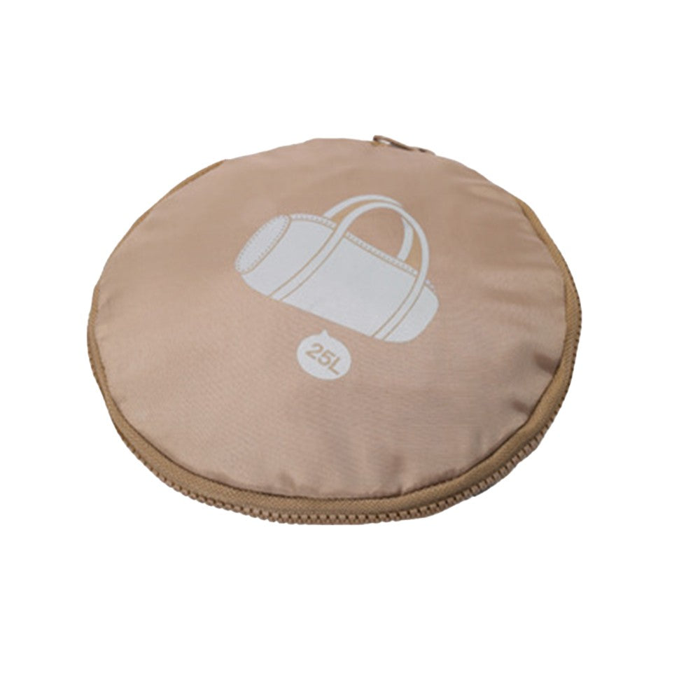 Foldable Duffel Bag Sports Gym Bag Yoga Bag with Inner Pocket Khaki
