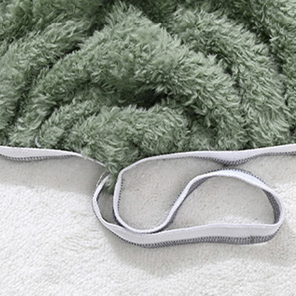 Stretch Recliner Cover Lift Reclining Cover Recliner Slipcovers with Side Pocket Green