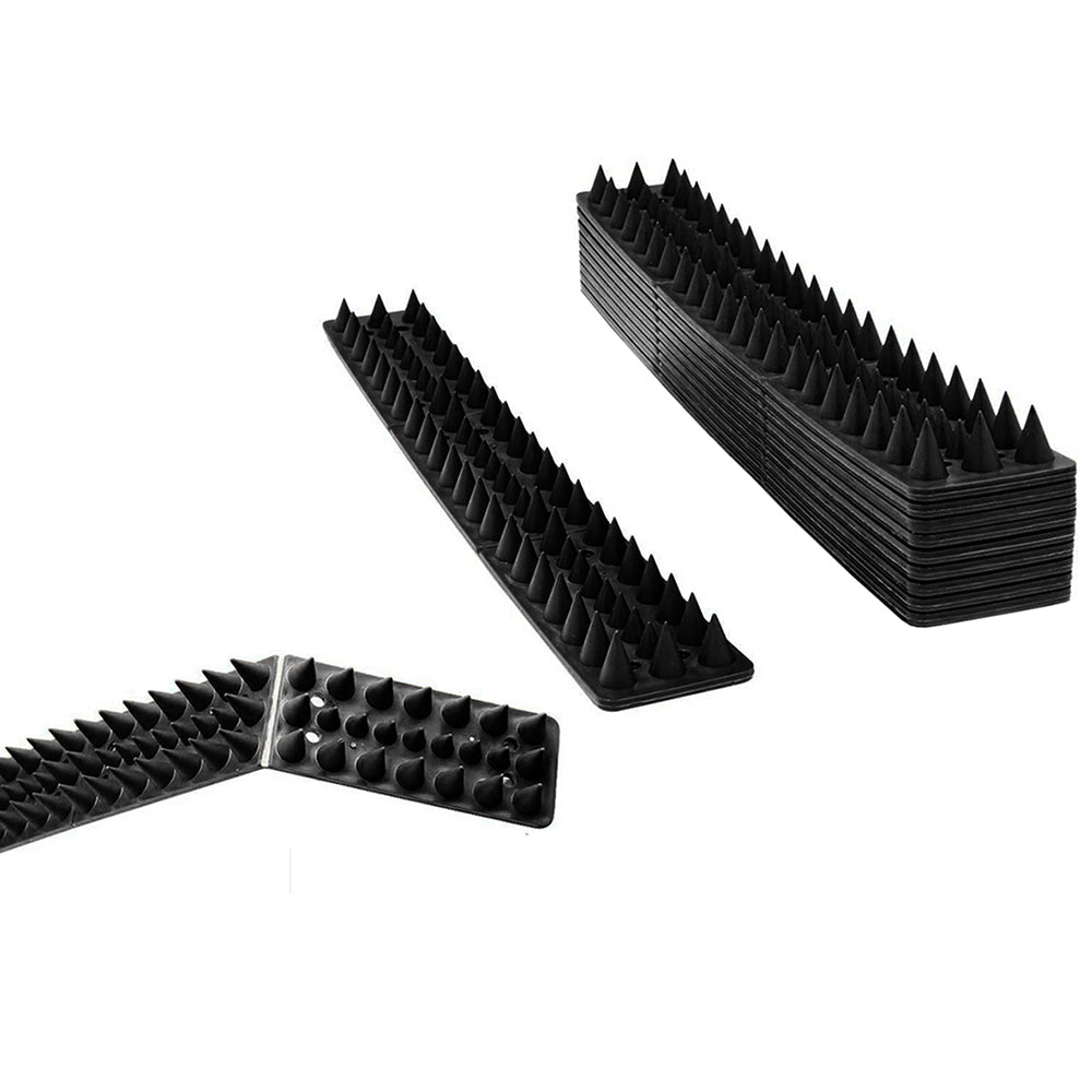 10 Pieces Bird Deterrent Spikes Bird Repellent Bird Supplies Black