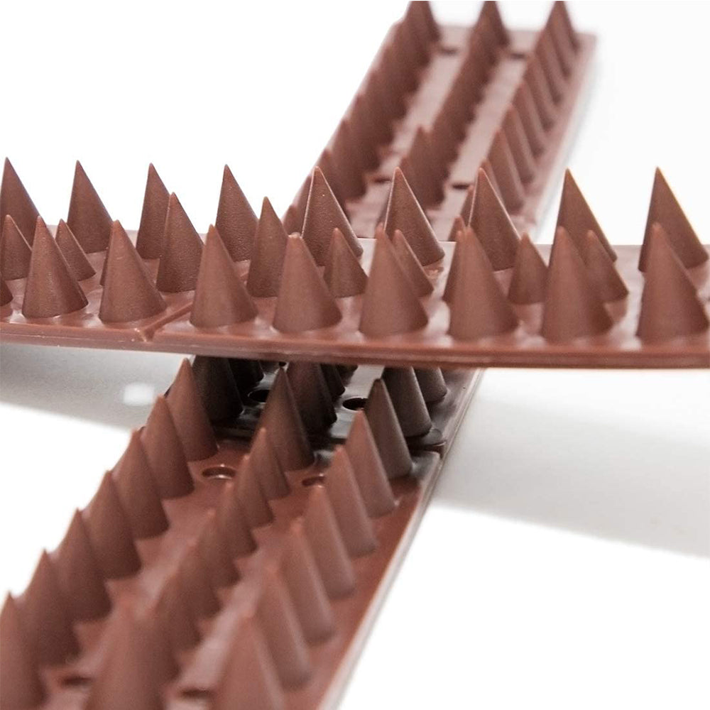 10 Pieces Bird Deterrent Spikes Bird Repellent Bird Supplies Brown