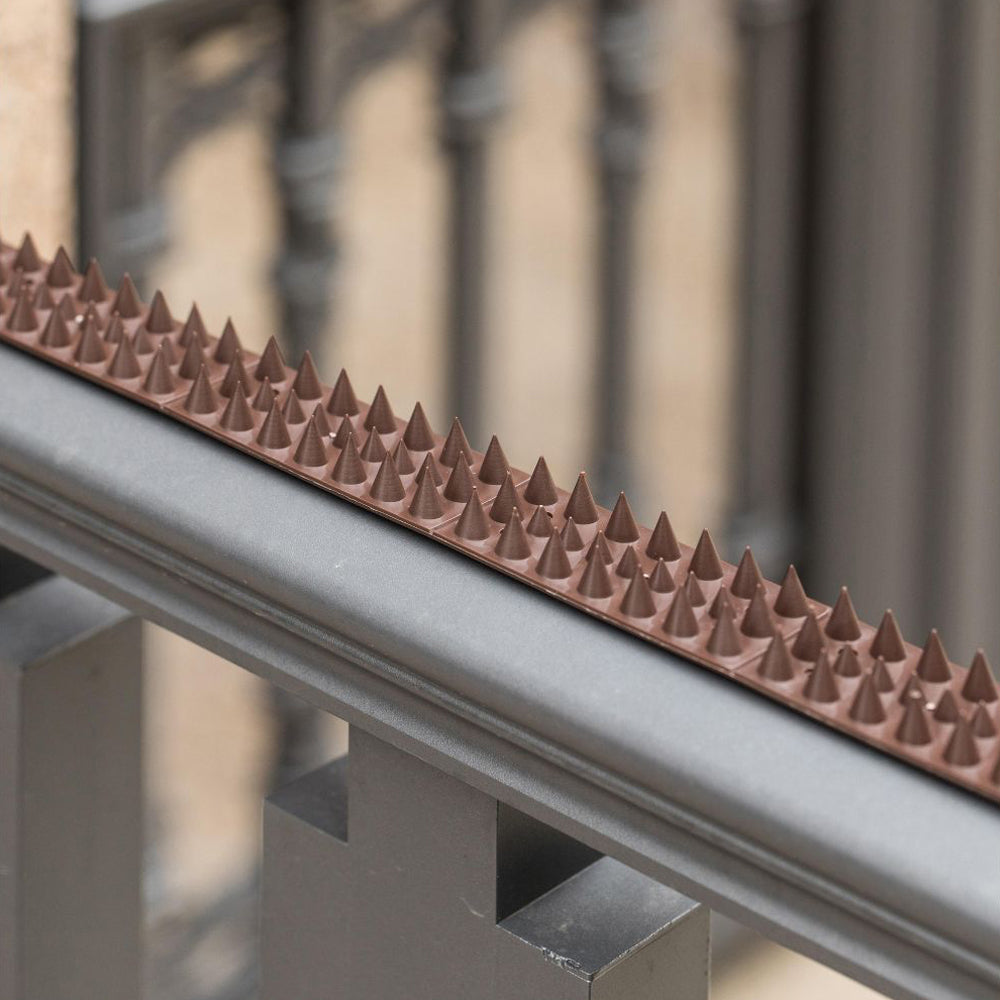 10 Pieces Bird Deterrent Spikes Bird Repellent Bird Supplies Brown