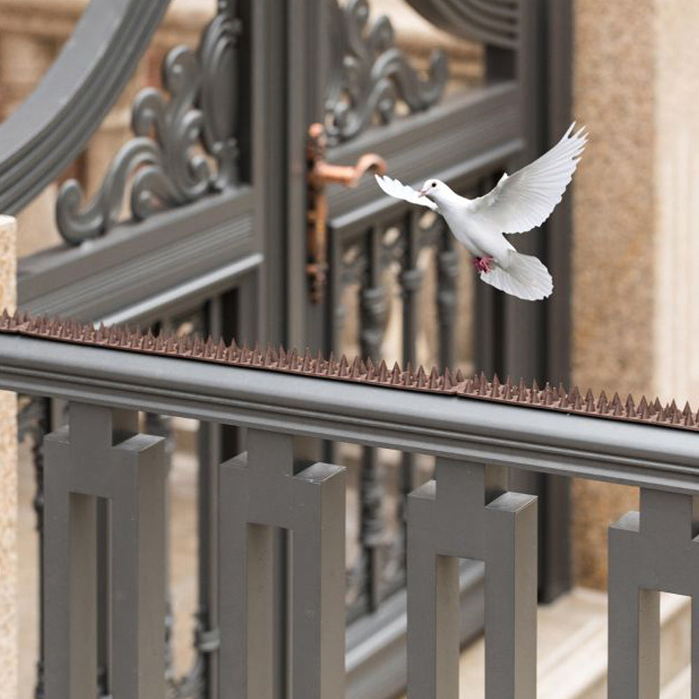 10 Pieces Bird Deterrent Spikes Bird Repellent Bird Supplies Brown