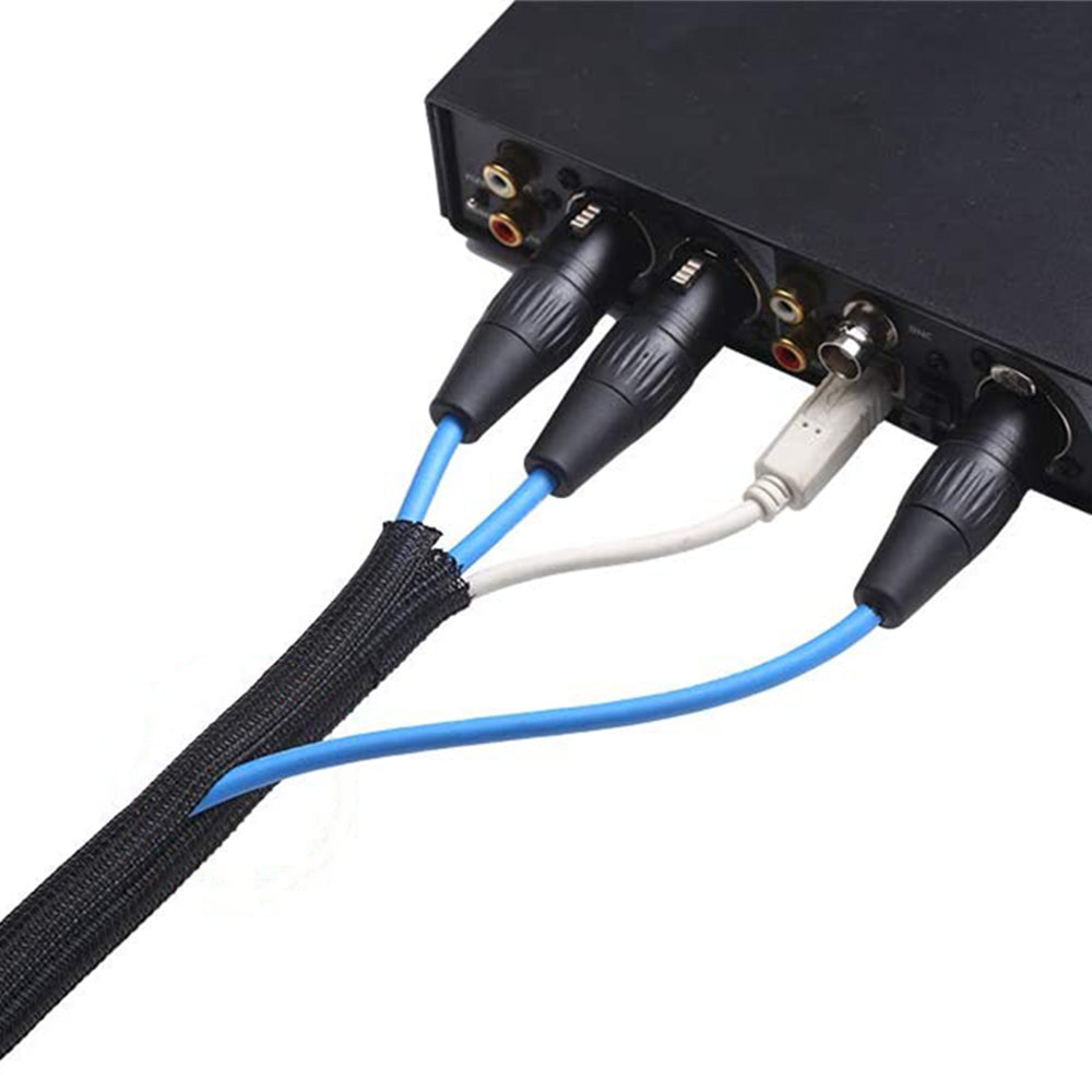 8 X Braided Cable Sleeve Cord Wire Protector