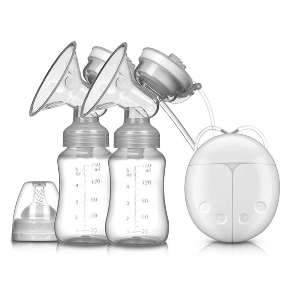 1Pcs Portable Electric Breast Pump White