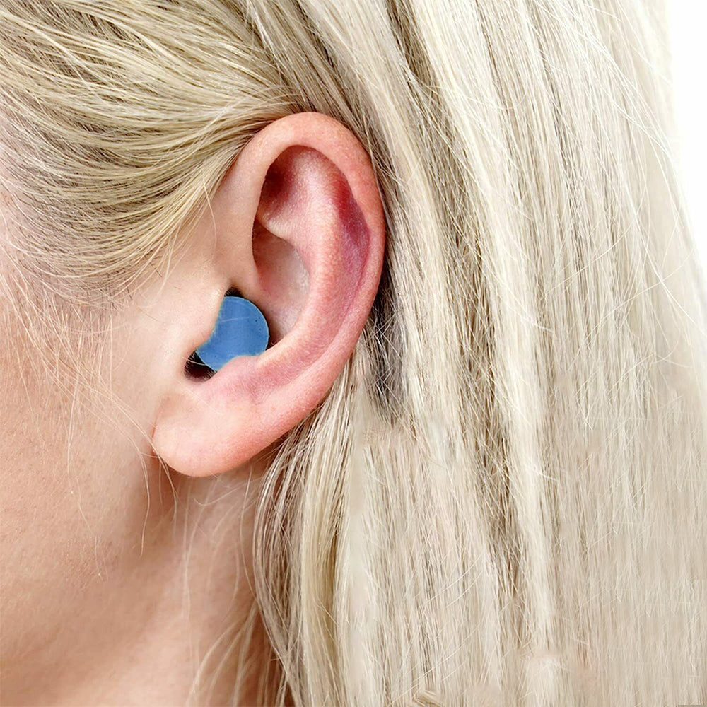 4 Pairs of Reusable Silicone Noise Reduction Earplugs