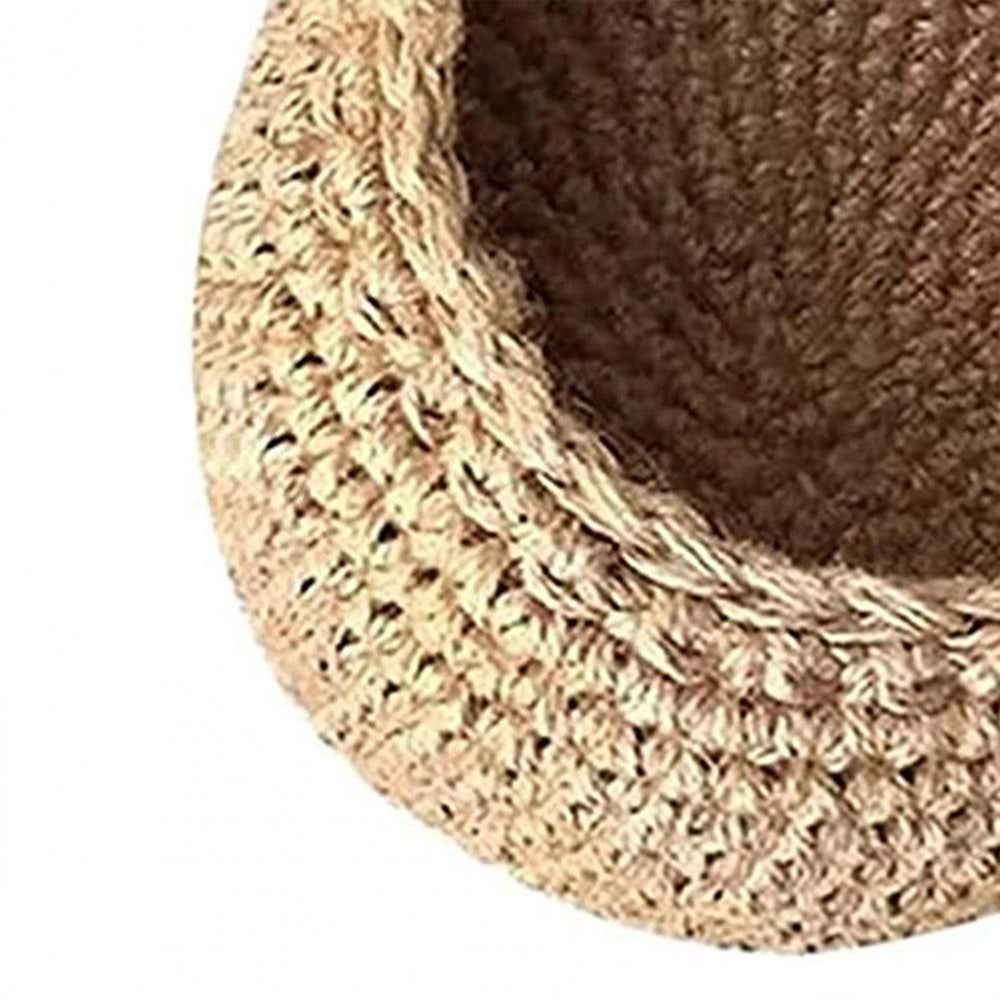 20cm Wall Hanging Vegetable Fruit Basket Woven Kitchen Organizer Bag