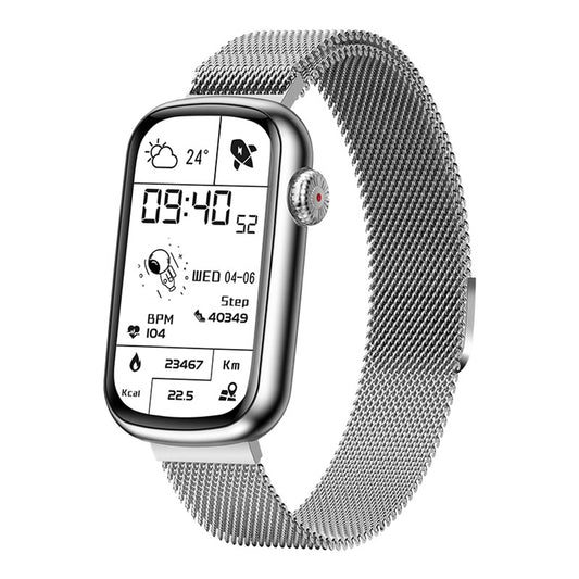 Touch Screen Smart Watch Smart Fitness Bracelet Silver