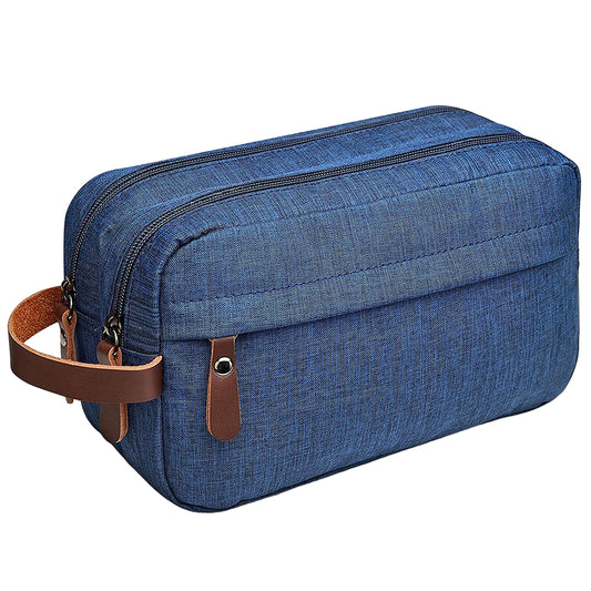 Travel Toiletry Wash Bag Cosmetic Bags Navy Blue